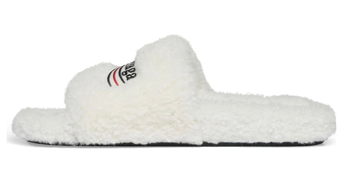 White Balenciaga slides 1:1 replicas
