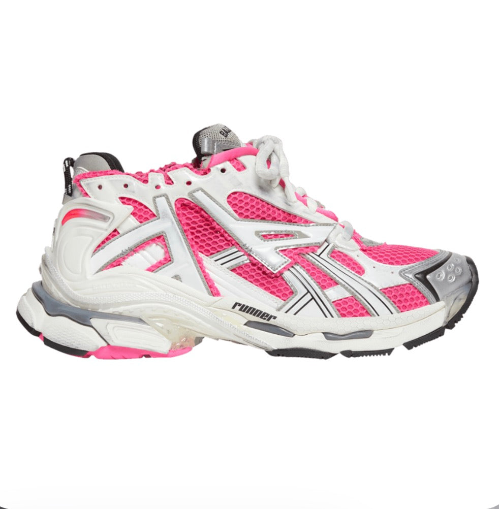 Pink and white Balenciaga runners 1:1 replicas