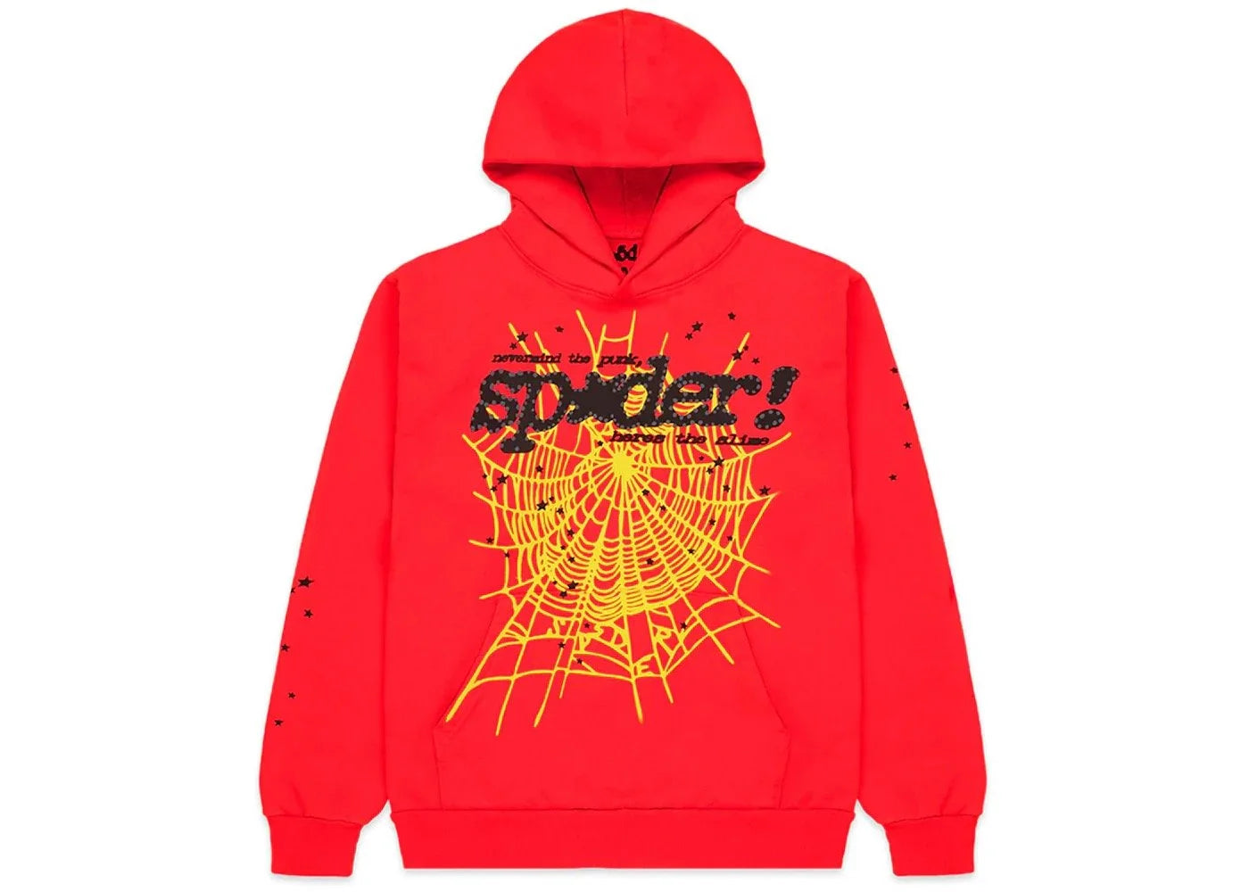 Red and yellow spider hoodie 1:1 rep