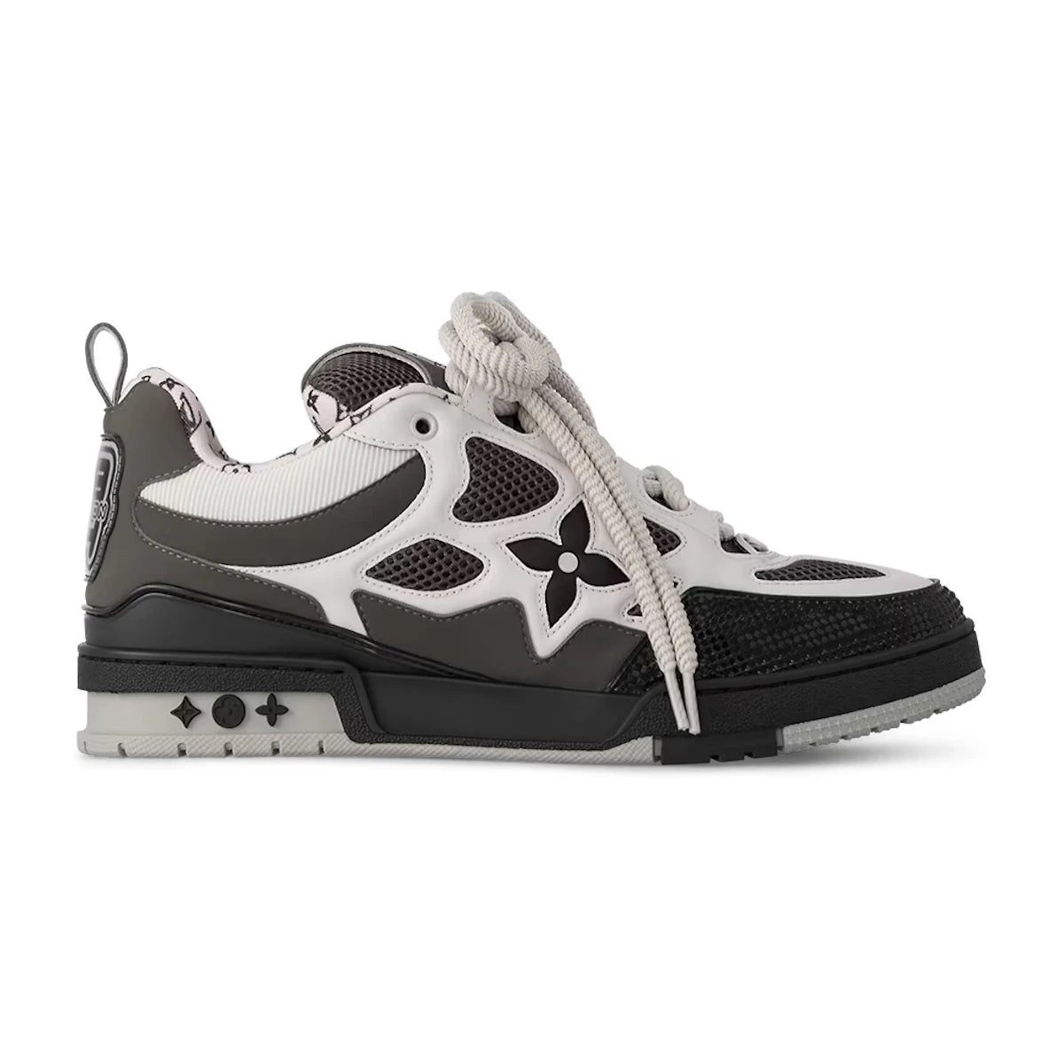 Black and white LV skates 1:1 reps